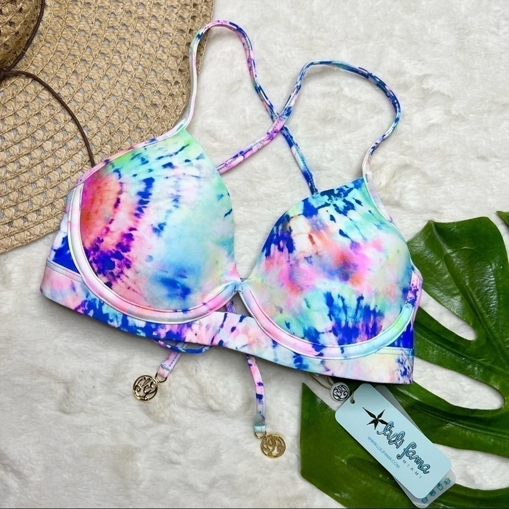 Luli Fama Celestial Dreams Halter Underwire Bikini Top - Picture 6 of 6